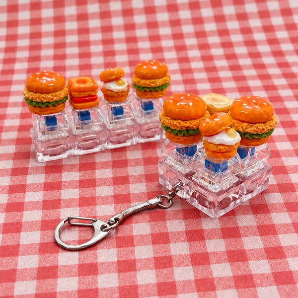 Mini Fast Food Fidget Keyring Bag Charm | 40KC206