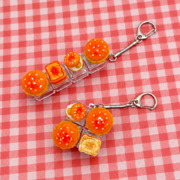 Mini Fast Food Fidget Keyring Bag Charm | 40KC206