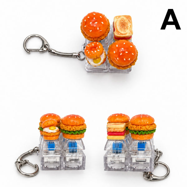 Mini Fast Food Fidget Keyring Bag Charm | 40KC206