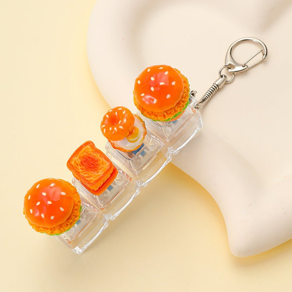 Mini Fast Food Fidget Keyring Bag Charm | 40KC206