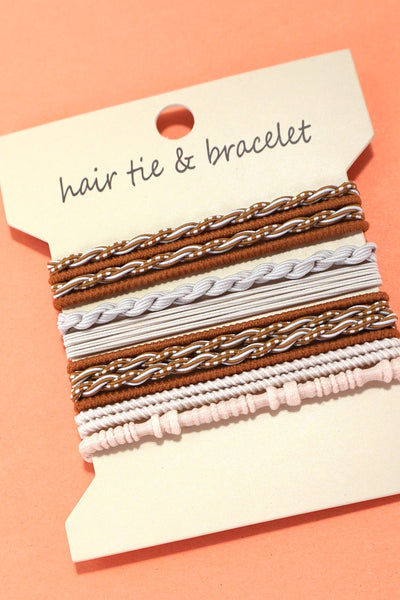 BOHO DUAL FUNCTION KNOT BRACELET HAIR TIES | 40BH103