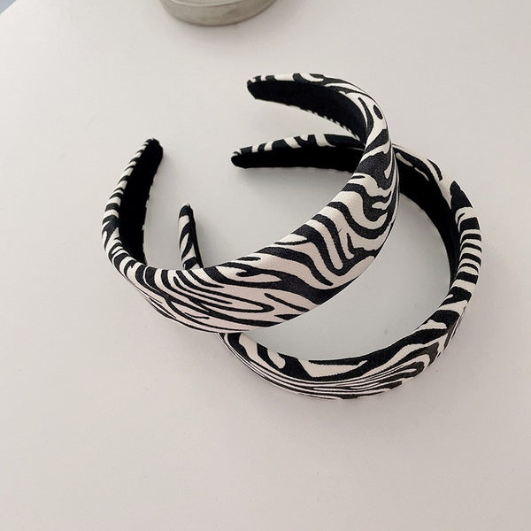 Animal Print Wide Padded Headband | 40HB214