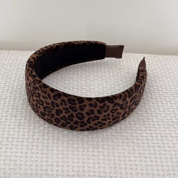 Animal Print Wide Padded Headband | 40HB214