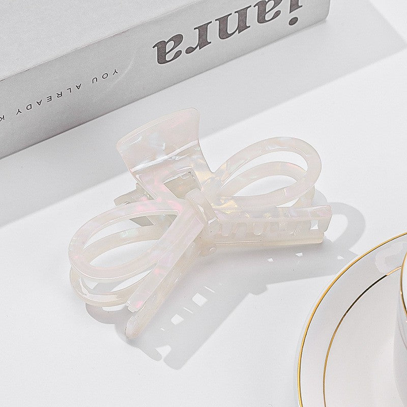 LARGE CUTE BOW RIBBON HAIR CLAW CLIPS | 40H870