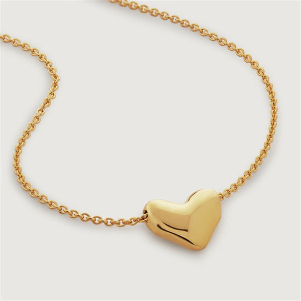 18K STAINLESS STEEL TARNISH FREE HEART NECKLACE | 40NK9407