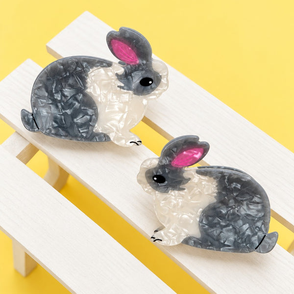 Easter Bunny Pearlescent Hair Claw Clips | 40H1234