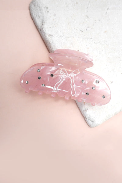 HALF MOON BOW HAIR CLAW CLIPS | 40H893