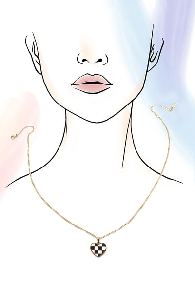 18K STAINLESS STEEL TARNISH FREE HEART NECKLACE | 40NK9439