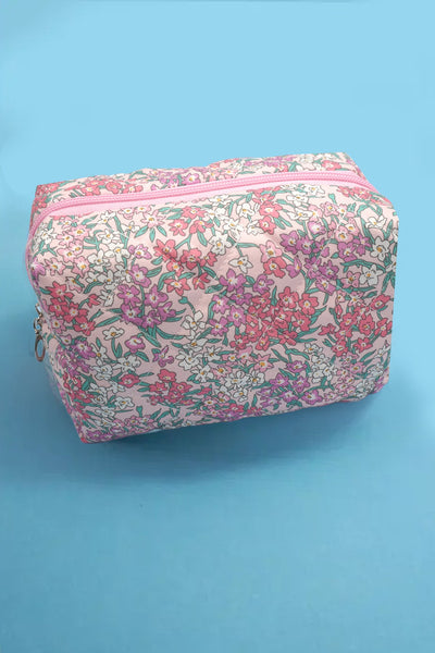 FLORAL TOILE PATTERN MAKEUP COSMETIC POUCH BAG | 40P562