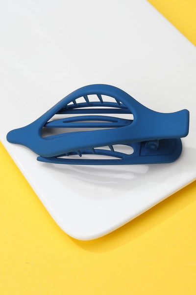 OVAL LAY DOWN FLAT HAIR CLAW CLIPS 12-piece set | 40H917-12