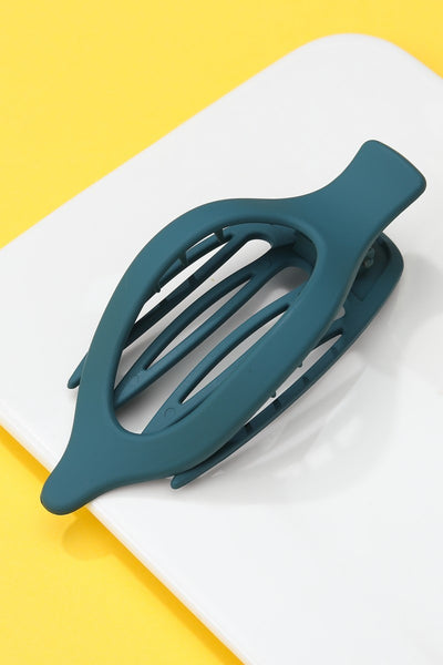 OVAL LAY DOWN FLAT HAIR CLAW CLIPS 12-piece set | 40H917-12