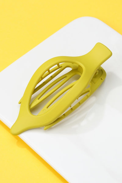 OVAL LAY DOWN FLAT HAIR CLAW CLIPS 12-piece set | 40H917-12