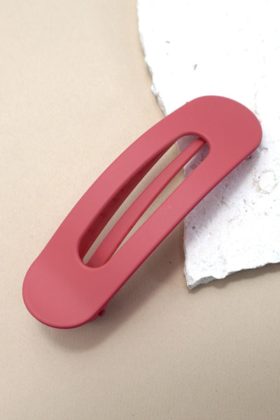 LARGE OVAL LAY DOWN FLAT HAIR CLAW CLIPS  12-piece set | 40H916-12 piece set