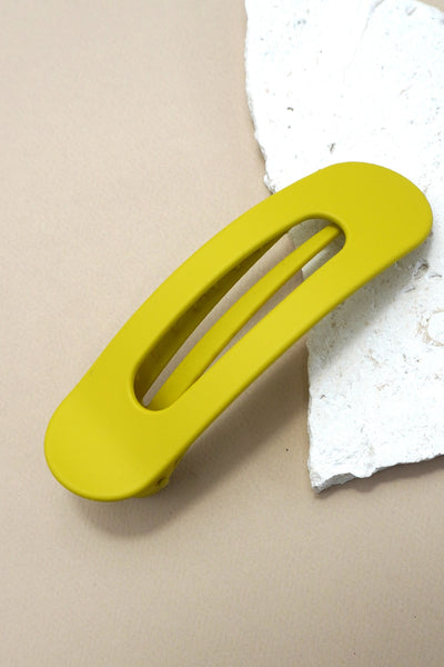 LARGE OVAL LAY DOWN FLAT HAIR CLAW CLIPS  12-piece set | 40H916-12 piece set