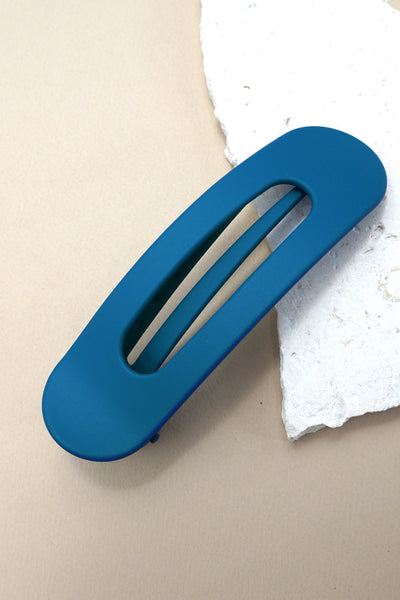 LARGE OVAL LAY DOWN FLAT HAIR CLAW CLIPS  12-piece set | 40H916-12 piece set