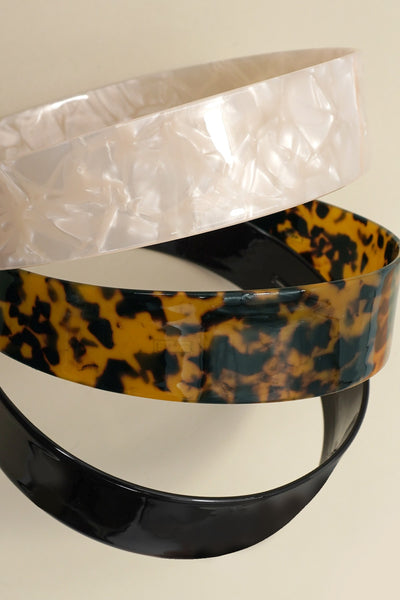 TRENDING ACETATE WIDE HAIR BAND HEADBAND | 40HB183