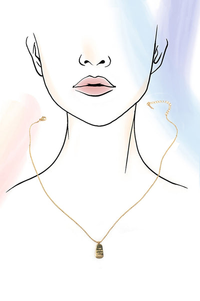 18K STAINLESS STEEL TARNISH FREE CHARM NECKLACE | 40NK9445