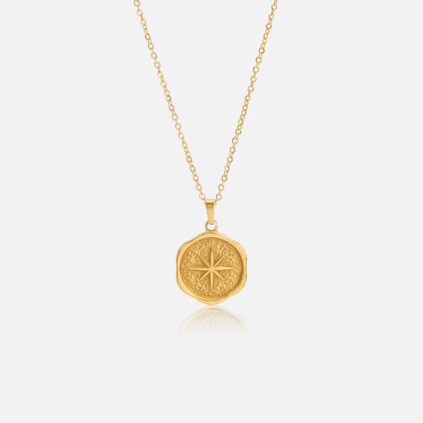 18K STAINLESS STEEL TARNISH FREE STAR NECKLACE | 40NK9448