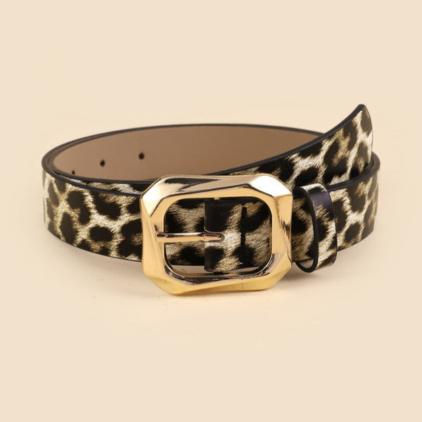 TEXTURED ANGLED RECTANGLE SHAPED BUCKLE | 40BT651