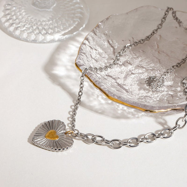 18K Stainless Steel Tarnish Free Waterproof Neck | 40NK9504