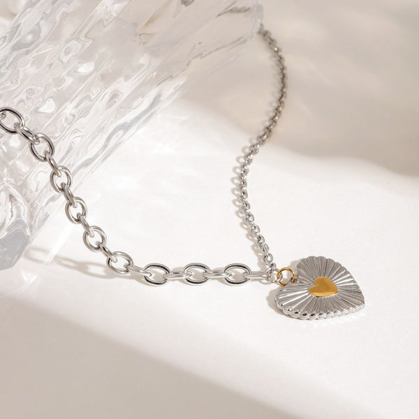 18K Stainless Steel Tarnish Free Waterproof Neck | 40NK9504