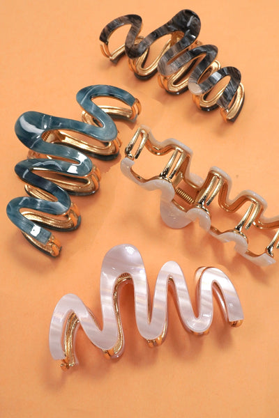 PREMIUM PVC CASTING HAIR CLAW CLIPS | 40H932