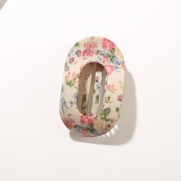 Vintage Floral & Leopard Hair Clip | 40H1119