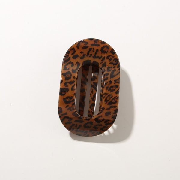 Vintage Floral & Leopard Hair Clip | 40H1119