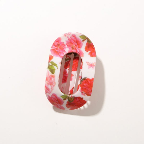 Vintage Floral & Leopard Hair Clip | 40H1119