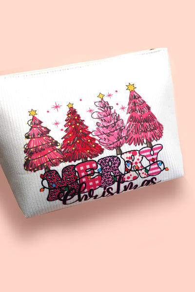 TRAVEL CHRISTMAS COSMETIC MAKEUP POUCH BAG | 40P568