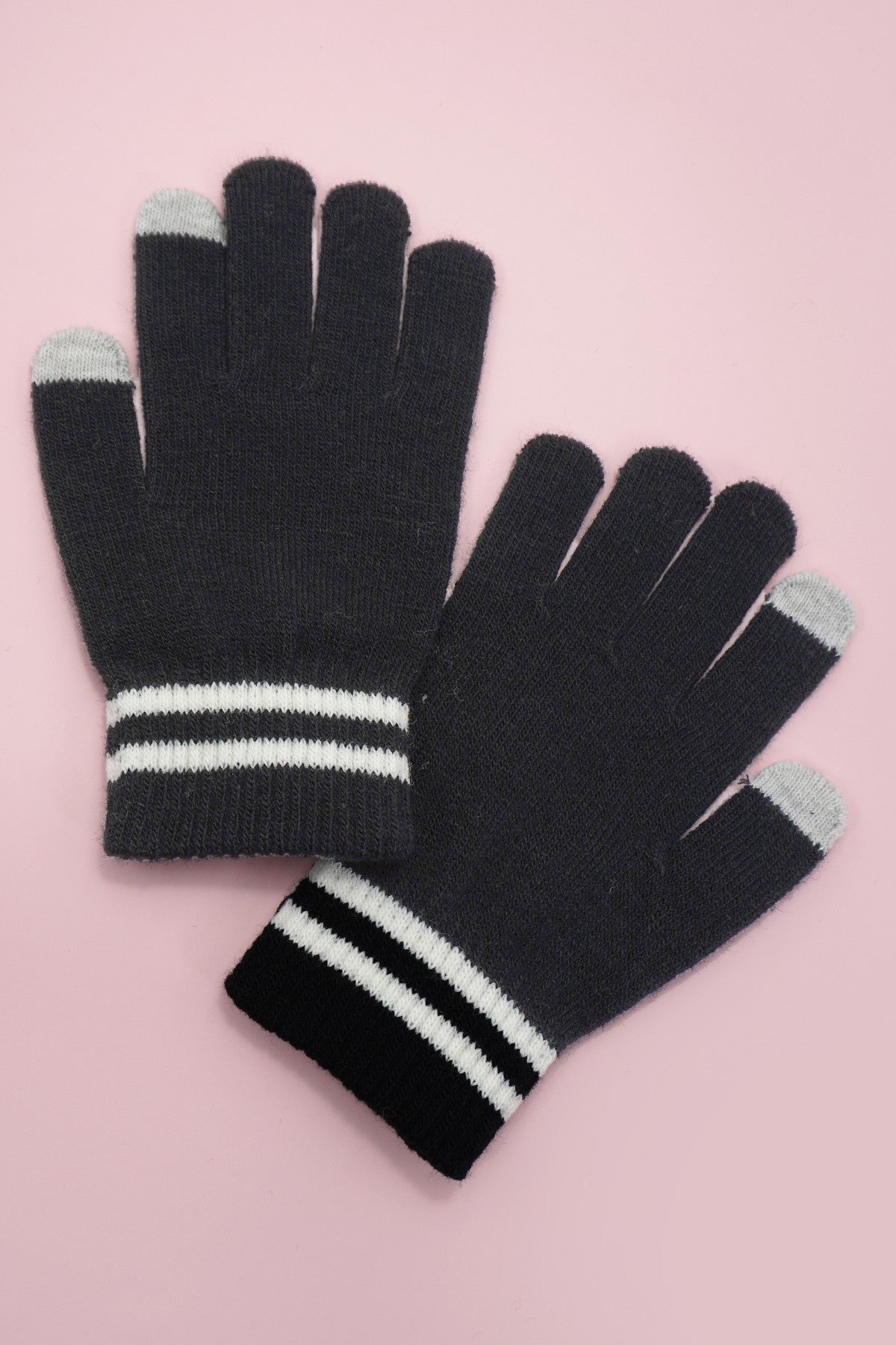 SOFT TRENDING STRIPE GLOVES | 40G103
