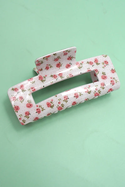 LARGE FLORAL DAISY ROSE PETAL HARI CLAW CLIPS | 40H940