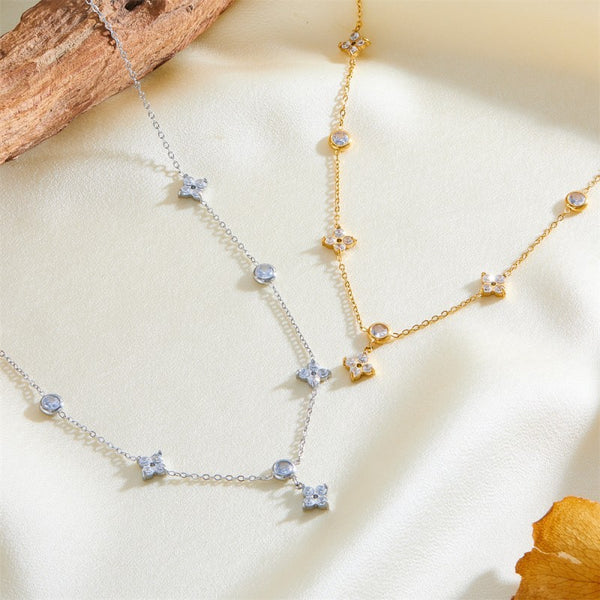 18K STAINLESS STEEL TARNISH FREE CROSS NECKLACE | 40NK9496