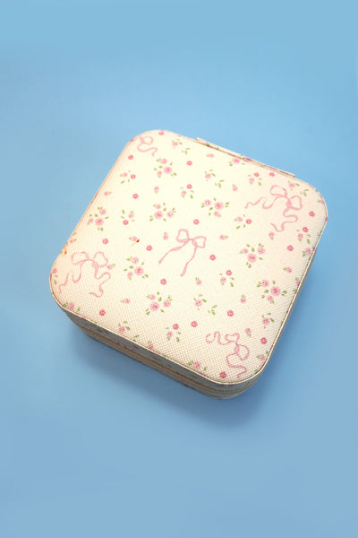 DESIGNED JEWELRY ORGANIZER TRAVEL BOX CASE | 40P552