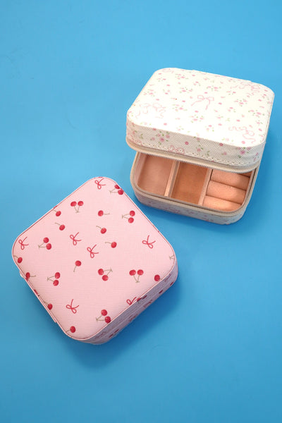 DESIGNED JEWELRY ORGANIZER TRAVEL BOX CASE | 40P552