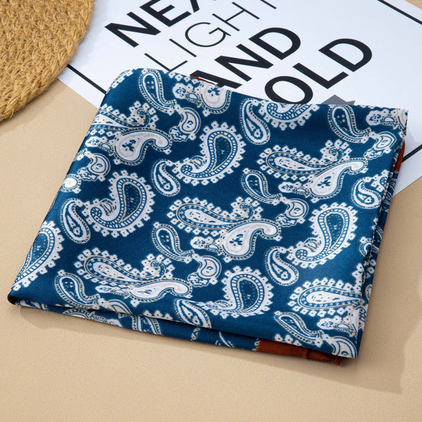 Classic Paisley & Celestial Border Printed Scarf | 80SC3101