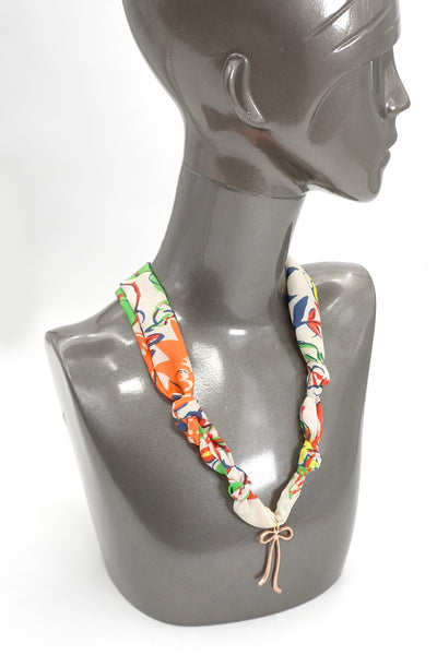 HANDMADE SCARF NECKLACE - BOW | 80N91792