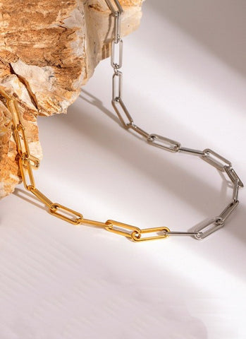 18K Stainless Steel Tarnish Free Waterproof Neck | 40NK9502