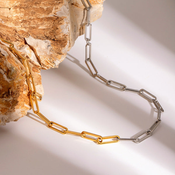 18K Stainless Steel Tarnish Free Waterproof Neck | 40NK9502