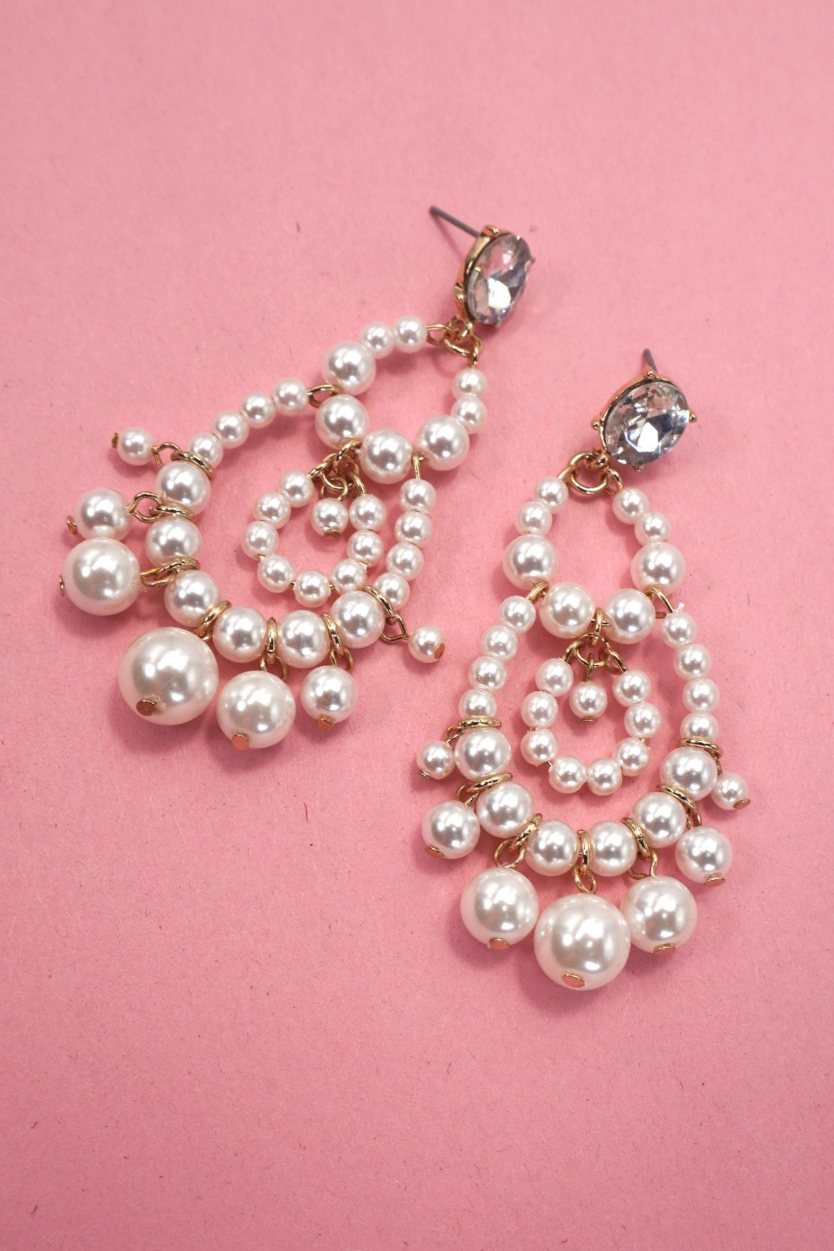 PEARL CHANDELIER DROP EARRINGS | 80E6790
