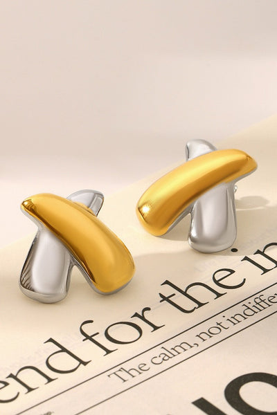 18K Stainless Steel Tarnish Free Waterproof Stud | 40E371