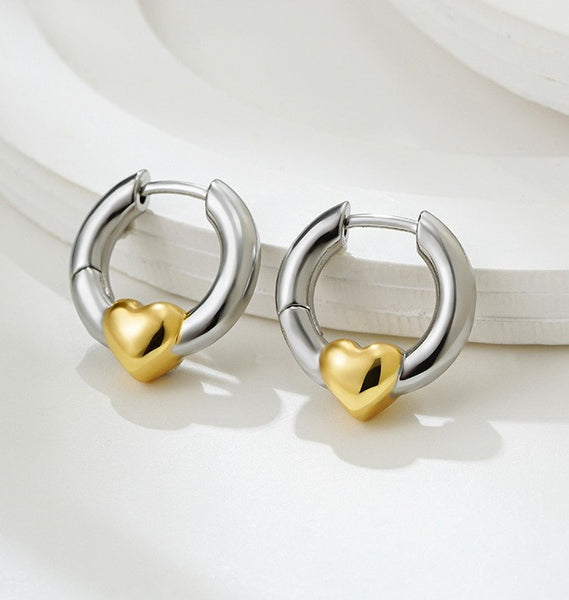 18K Stainless Steel Tarnish Free Waterproof Hoop | 40E372