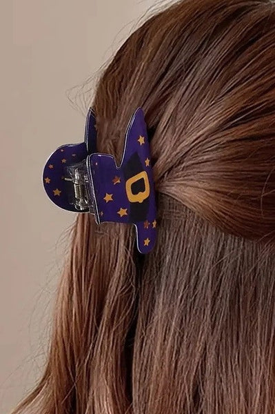 HALLOWEEN WITCH HAT HAIR CLAW CLIPS | 40H957