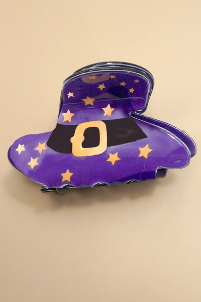 HALLOWEEN WITCH HAT HAIR CLAW CLIPS | 40H957