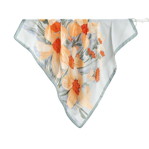 LARGE FLORAL PRINT BANDANA SCARF | 40SC659