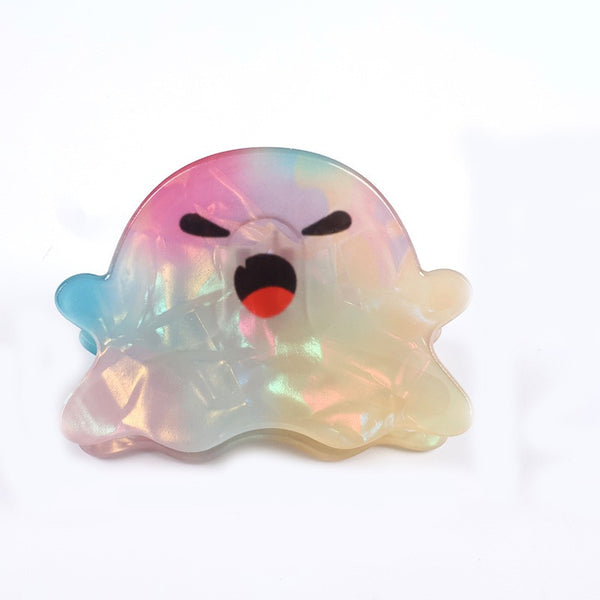 LARGE HALLOWEEN GHOST HAIR CLAW CLIPS | 40H961