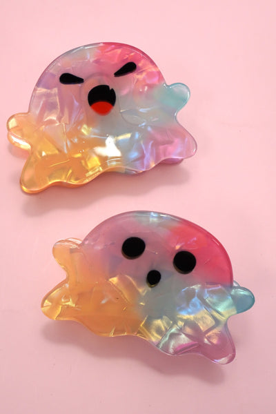 LARGE HALLOWEEN GHOST HAIR CLAW CLIPS | 40H961