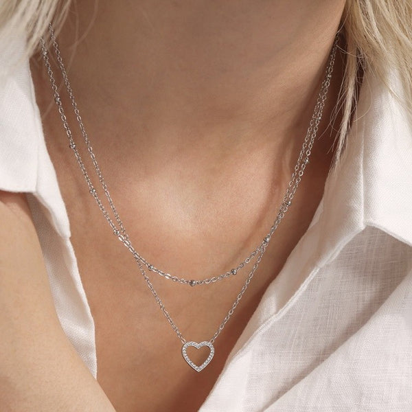 STAINLESS STEEL WATERPROOF TARNISH FREE NECKLACE | 40NK9523