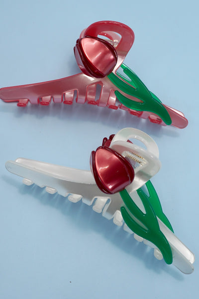 JUMBO FLOWER HAIR CLAW CLIPS | 40H965