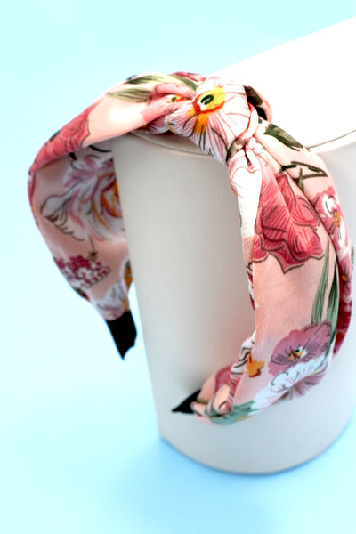 FLORAL TOILE PATTERN VINTAGE HAIR BAND HEADBAND | 40HB179